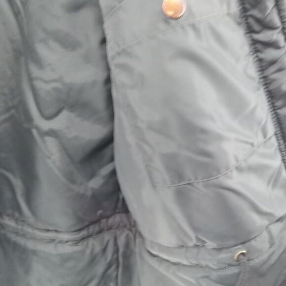 J Crew Jacket Mens Medium Midnight Navy Blue Full Zip Military‎ Style Parka - Picture 10 of 12